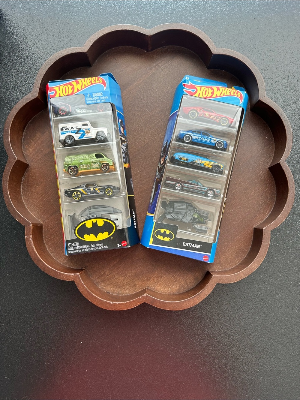 Hot Wheels 5 Pack DC Batman Themed JKG08 & HLY68